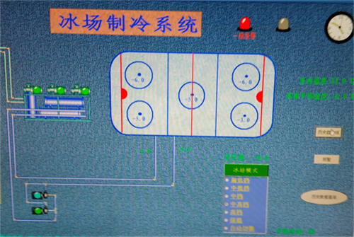 真冰場溫度控制系統(tǒng)